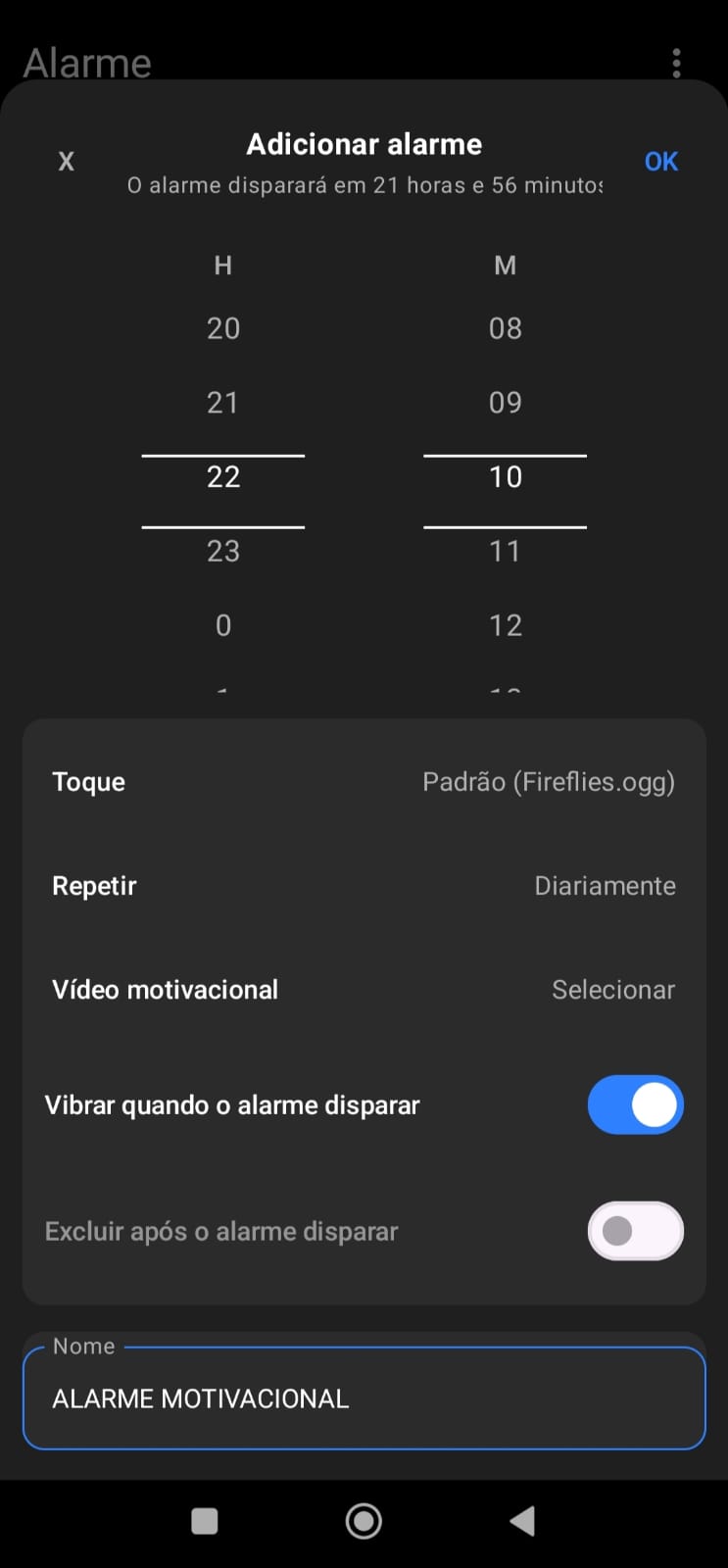 Tela 2 do aplicativo